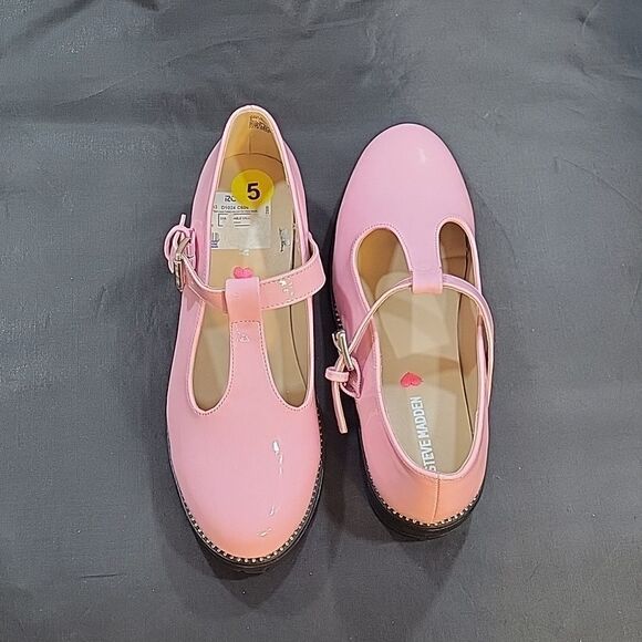 BRAND NEW STEVE MADDEN KIDS' JOLIE MARY JANE FLAT SHOE G1 - Picture 5 of 16